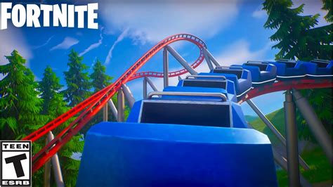 Fortnite Creative 20 Roller Coaster Showcase Gameplay Simulator Ps5 Youtube