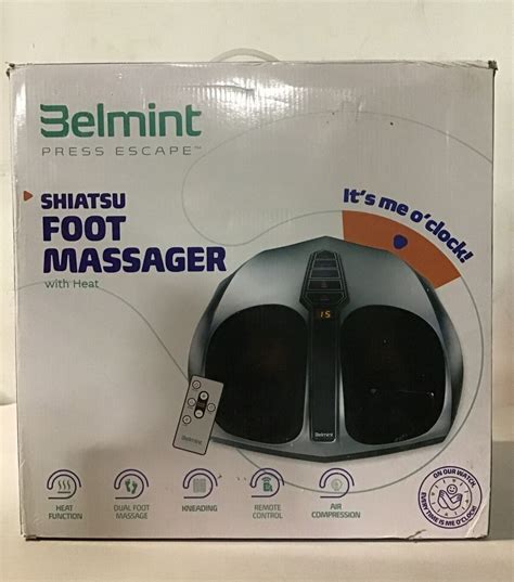 Belmint Foot Massager Machine Shiatsu Foot Massager With Heat Deep