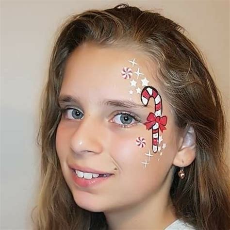 Pin By Lucy Jayne On Face Paint Xmas Fast Christmas Face Painting