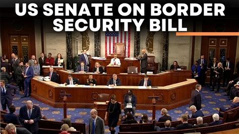 Us Senate Border Security Bill Live Biden And Trump Trade Blame As