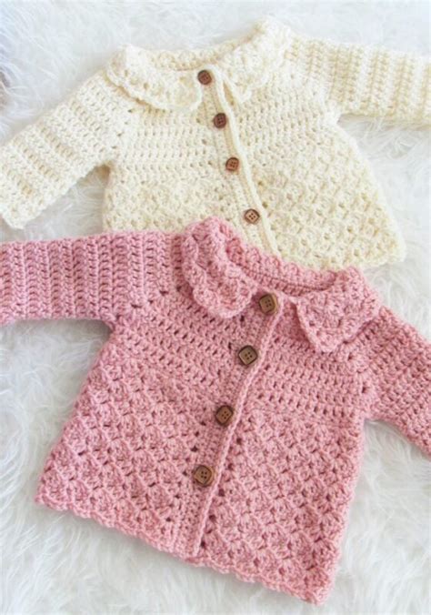 Free Crochet Pattern For Baby Cardigan Crochet Dreamz