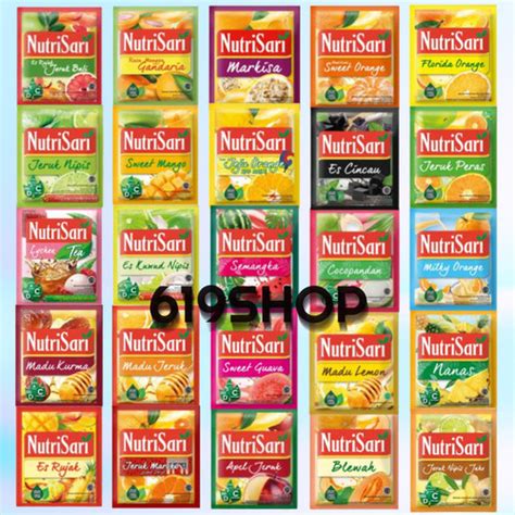 Jual NUTRISARI SACHET 1 RENCENG 10 SACHET VARIAN RASA JERUK BALI