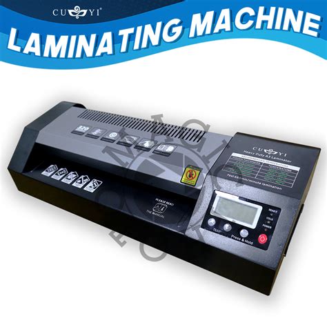 CUYI A4 A3 Size Laminator HOT COLD REVERSE Function 220V Heavy