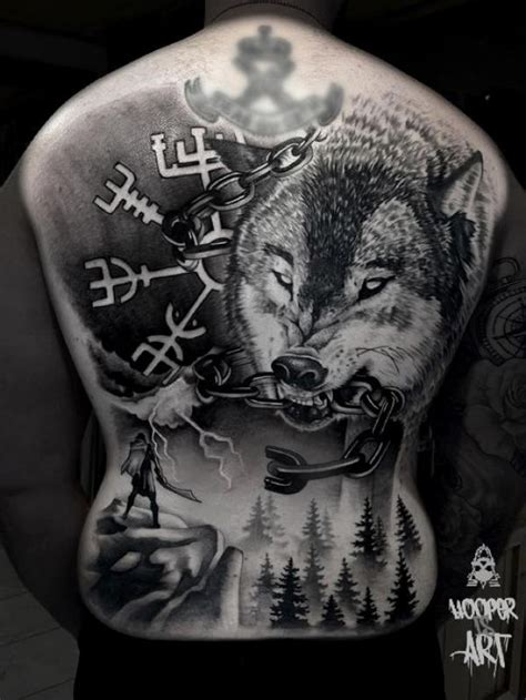 VIKING FENRIR TATTOO MEANING AND DESIGNS