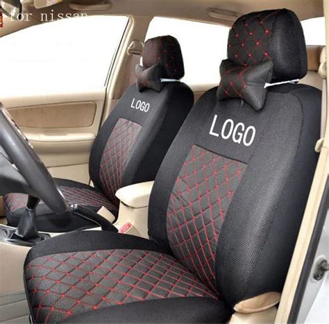 Frente Asiento Cubre Para Nissan Qashqai Juke Murano X Trail Algod N