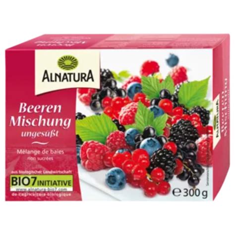 Alnatura Beerenmischung Erdbeeren Mango Brombeeren Oder