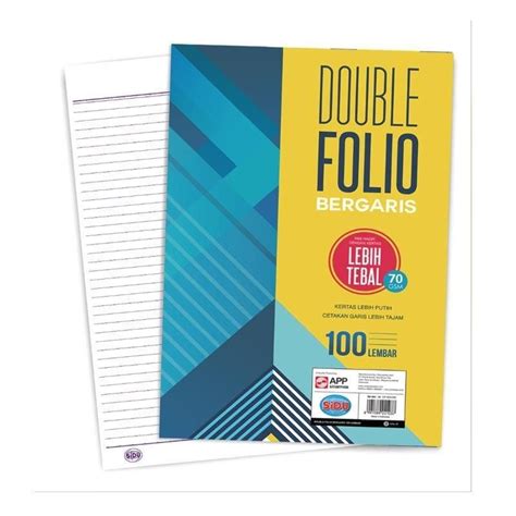 Jual KERTAS DOUBLE FOLIO BERGARIS ISI 100 LEMBAR KIKY SIDU Shopee