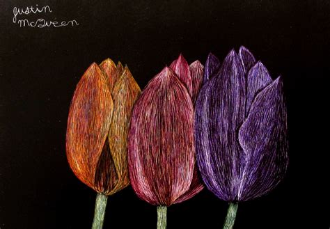 Flowers Scratch Art by KillerMcQueen on DeviantArt