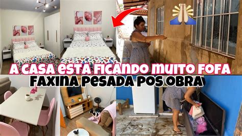 Faxina pos obraminha mae veio ajudar muita bagunça nosso quarto ficou