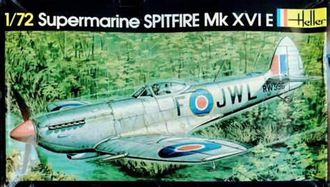 Scale Injection Molded Supermarine Spitfire Mk Xvi E By Heller