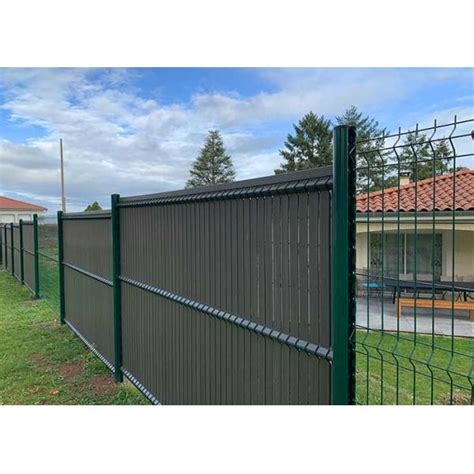 V Mesh Security Fencing I Type Post Matched Welded Pe Coating D