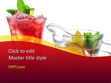 Food And Drinks Powerpoint Templates