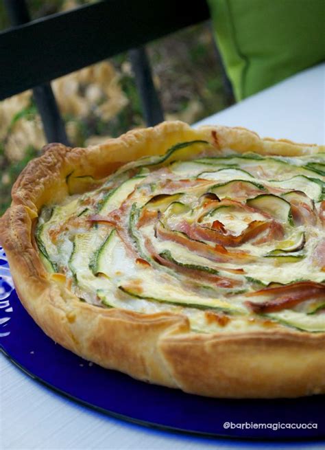 Torta Salata A Fiore Con Mortadella Zucchine E Formaggio Barbie