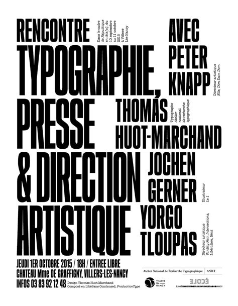 Design Graphique Typographie Sal Metz