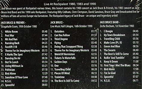 Jack Bruce Live At Rockpalast 1980 1983 1990