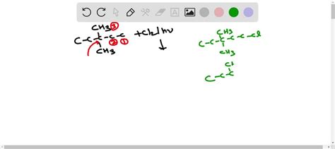 Solved Draw All Possible Monochlorination Products Of