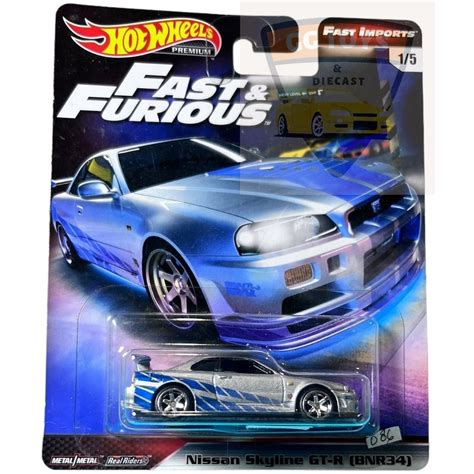 Jual Hotwheels Hot Wheels Premium Fast Farious Fast Imports Nissan Skyline GTR R Shopee