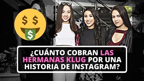 Cuánto cobran las hermanas KLUG por publicidad en Instagram YouTube