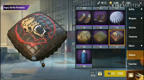 HOW TO BUY PARACHUTE SKIN WITH SILVER FRAGS PUBG MOBILE YouTube