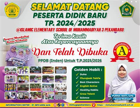 Welcome Ceremony Peserta Didik Baru Tp Mi Muhammadiyah