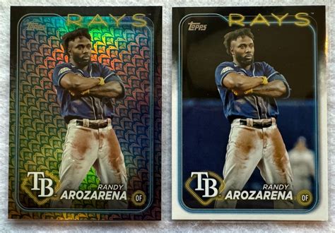 2024 Topps Series 1 Randy Arozarena Easter Foil 284 Base Card EBay