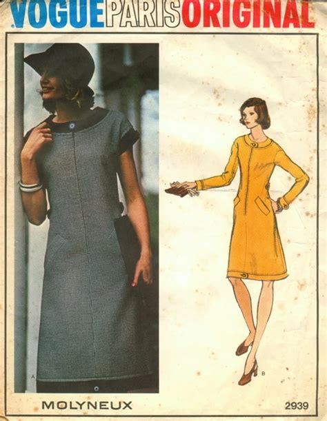 Vintage Vogue Sewing Pattern Dress B R Vogue S Artofit