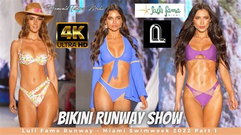 Sizzling 4k Bikini Fashion Show Luli Fama Miami Swim Week 2022 W