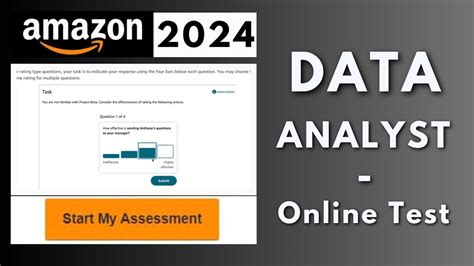 Amazon Data Analyst Assessment Amazon Business Analyst Online