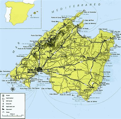 Majorca Island Tourist Map Full Size Gifex