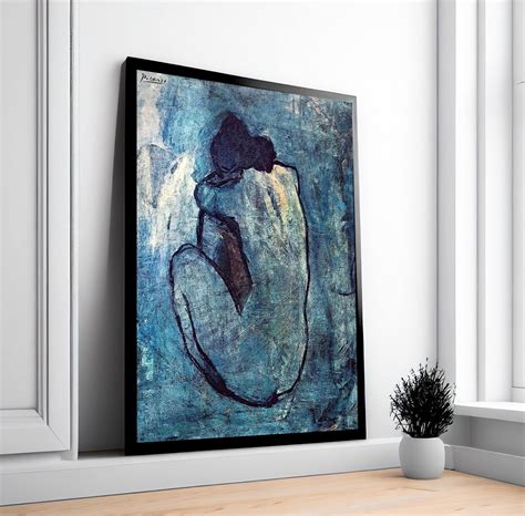 Pablo Picasso Blue Nude Picasso Painting Famous Table Naked Woman