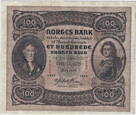 100 Kroner 1943 C Kv 1 FINN Torget