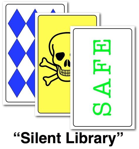 Silent Library Game Cards