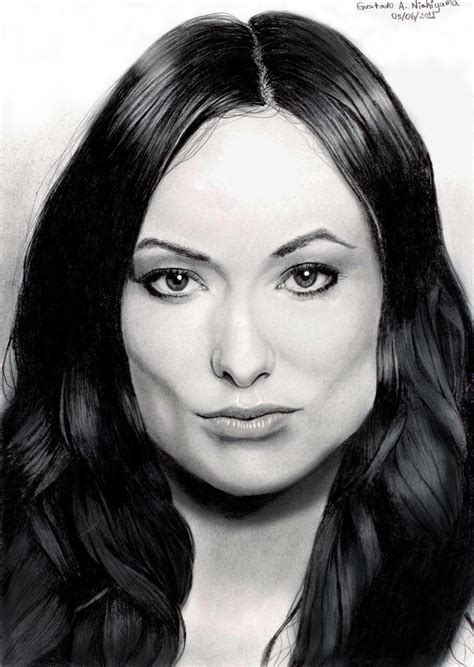 Olivia Wilde Realistic Drawing Drawing Skill