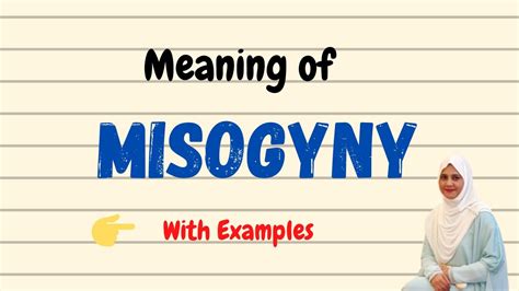 Daily Vocabulary Misogyny Meaning Vocabgram Youtube