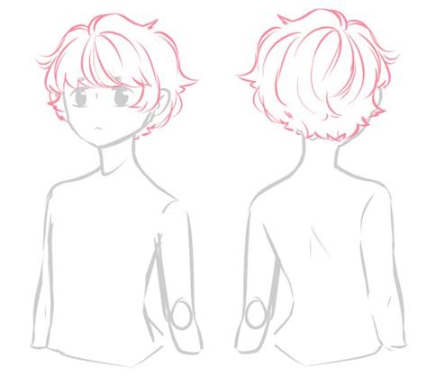 Fluffy Hair Drawing Hair Tutorial Boy Hair Drawing Art Reference Poses