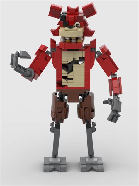 Lego Moc Fnaf Foxy By Excaliburtheone Rebrickable Build With Lego