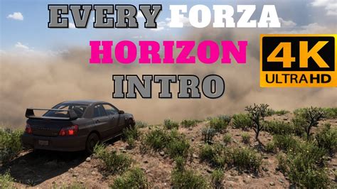 Evolution Of Forza Horizon First Race Opening Cinematics Xsx K