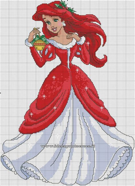 Pin By Billy Anne Crafts On Charts Mermaid Cross Stitch Disney Cross