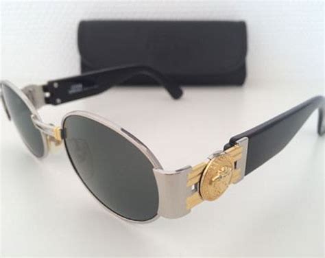 Genuine Rare Vintage Gianni Versace Medusa Sunglasses Mod S72 Col 09m