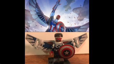 The Most Detailed Lego Minifigure Ever To Date Lego Captain America