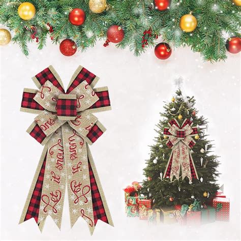 Amazon Estivaux Large Christmas Bows For Wreath Christmas Wreath