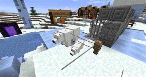 Tameable Polar Bears для Minecraft Pocket Edition 10