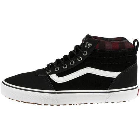 Vans Ward Hi Mte Suede Boots In Black For Men Lyst