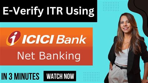 Itr E Verify Using Icici Net Banking Income Tax E Verify Using Icici