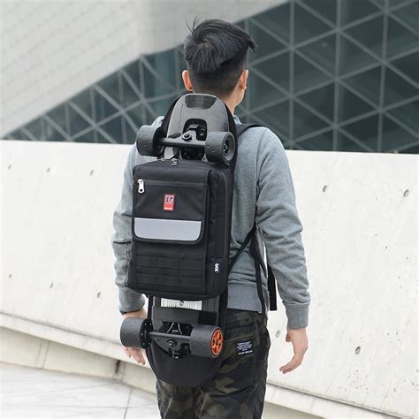 Original Design Shoulder Skateboard Bag Double Rocker Small Fish Plate Electric Skateboard Bag ...