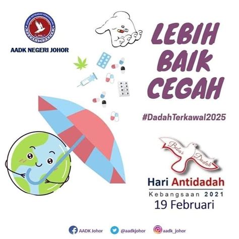 Poster Anti Dadah 2021 Tema Lebih Baik Cegah 2021 3 4 Anti Drug Poster