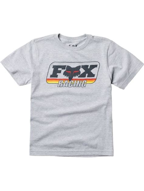 Dětské Tričko Fox Throwback Light Heather Grey Boardmaniacz