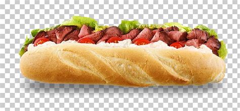 Hot Dog Breakfast Sandwich Baguette Roast Beef Fast Food Png Clipart