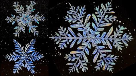 How To Paint Snowflakes In Acrylic