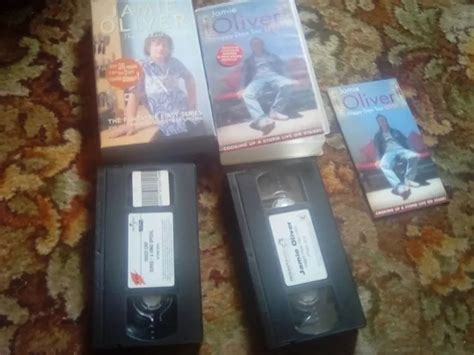 JAMIE OLIVER THE Naked Chef And Happy Days Tour 2 X VHS Video Tape